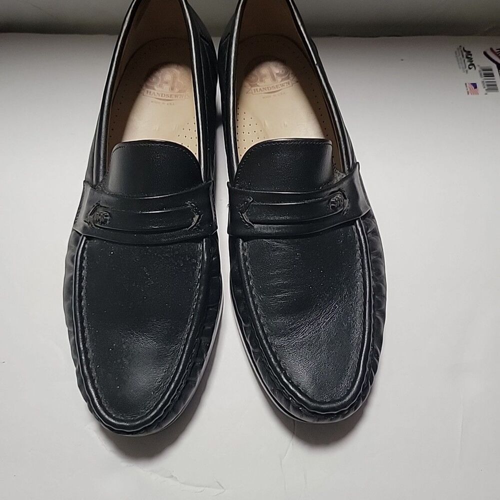 Black Leather Loafers